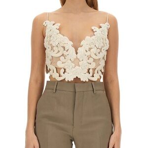 Zimmermann Sensory Velvet Lace Bodice